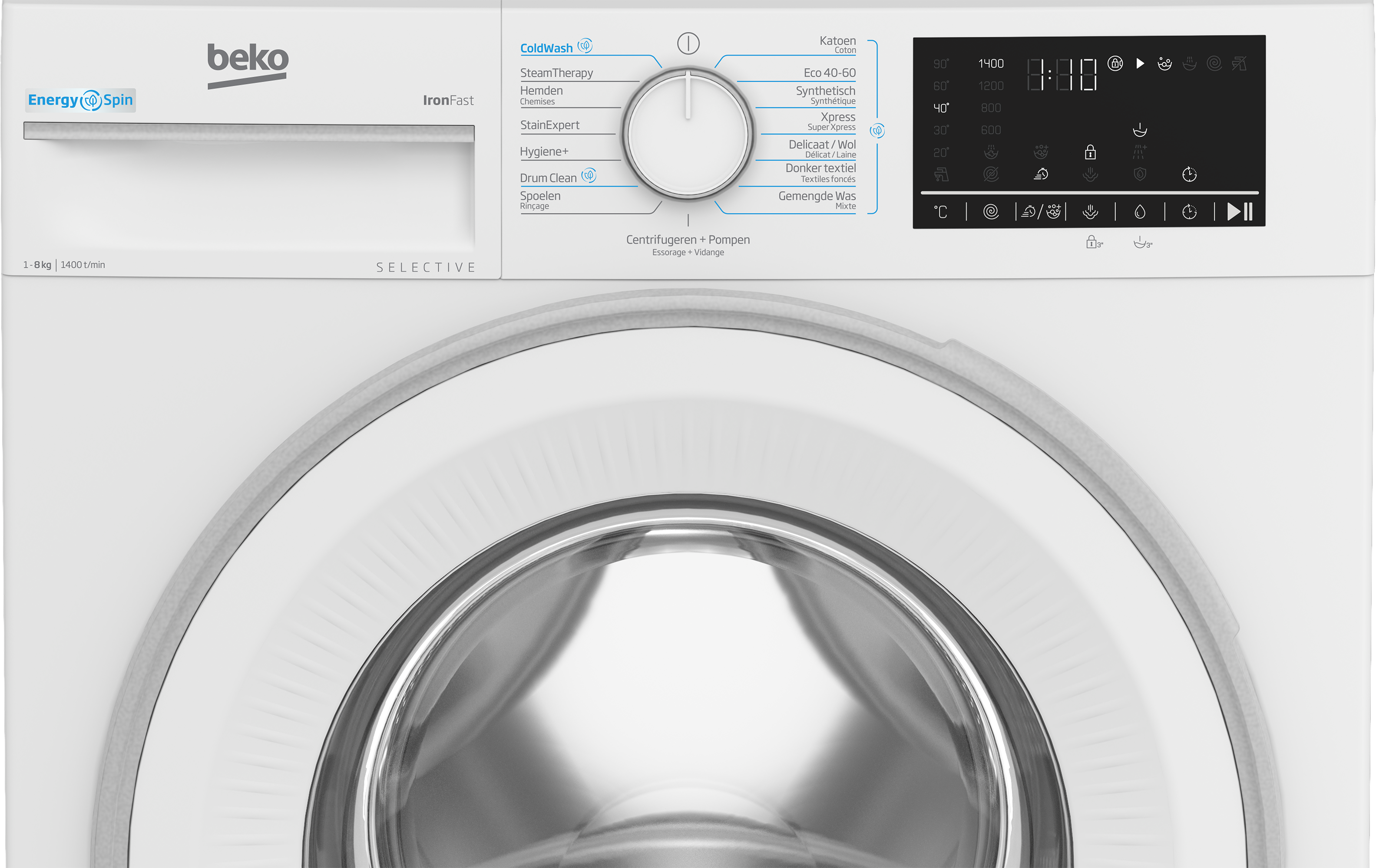 Beko wasmachine 8 kg